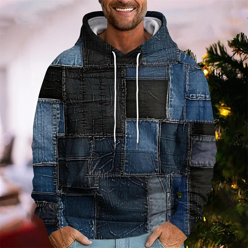 Realistic Denim Pattern Hoodies For Men Fashion Funny Long Sleeve Casual 3D Printed Autumn Hoodie Loose Streetwear Pullover Tops
Realistic Denim Pattern Hoodies For Men Fashion Funny Long Sleeve Casual 3D Printed Autumn Hoodie Loose Streetwear Pullover Tops