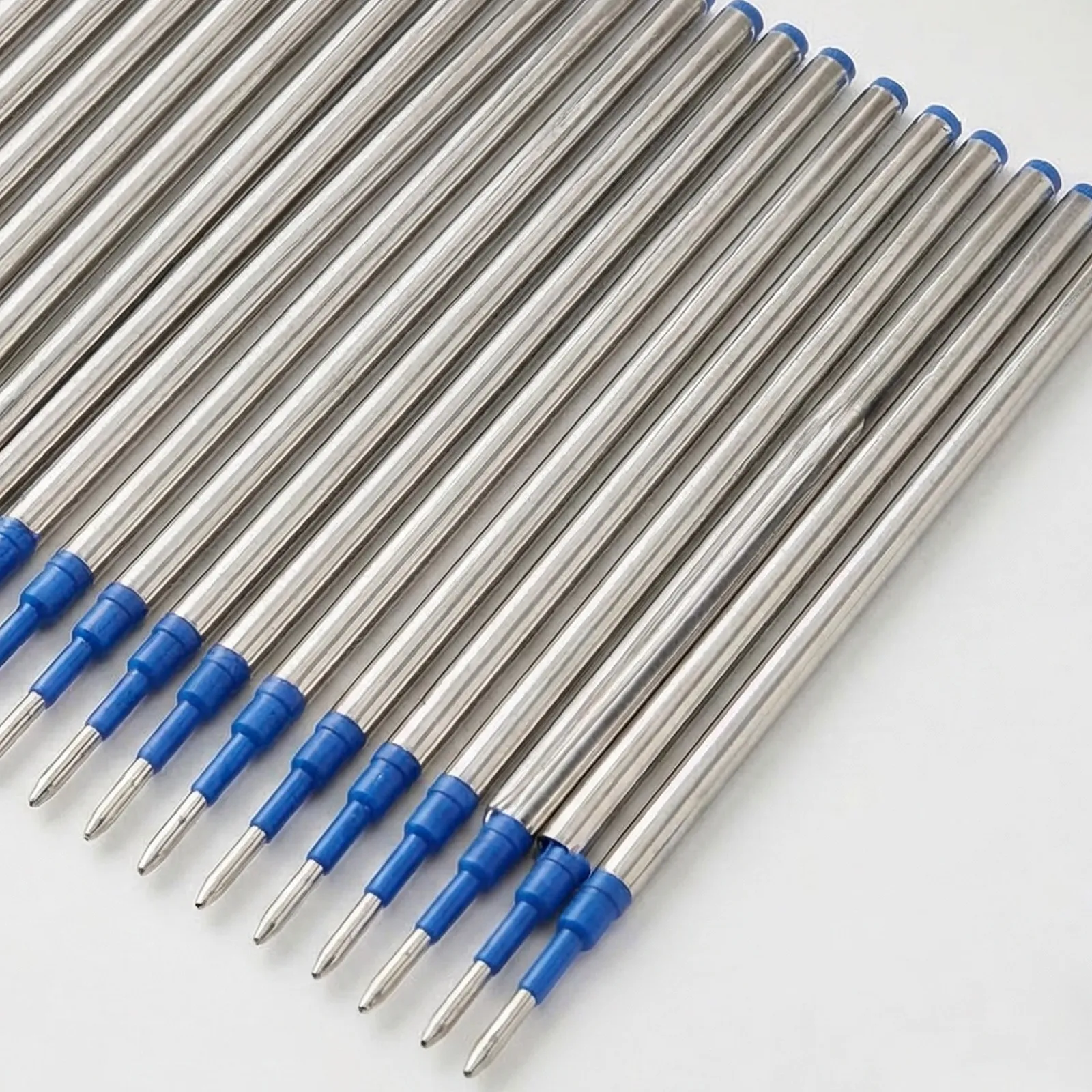 20Pcs Metal Gel Ink Pen Refills 0.7mm Replaceable Ballpoint Ink Cartridges Smooth Glide Office School Planner Note Taking
20Pcs Metal Gel Ink Pen Refills 0.7mm Replaceable Ballpoint Ink Cartridges Smooth Glide Office School Planner Note Taking