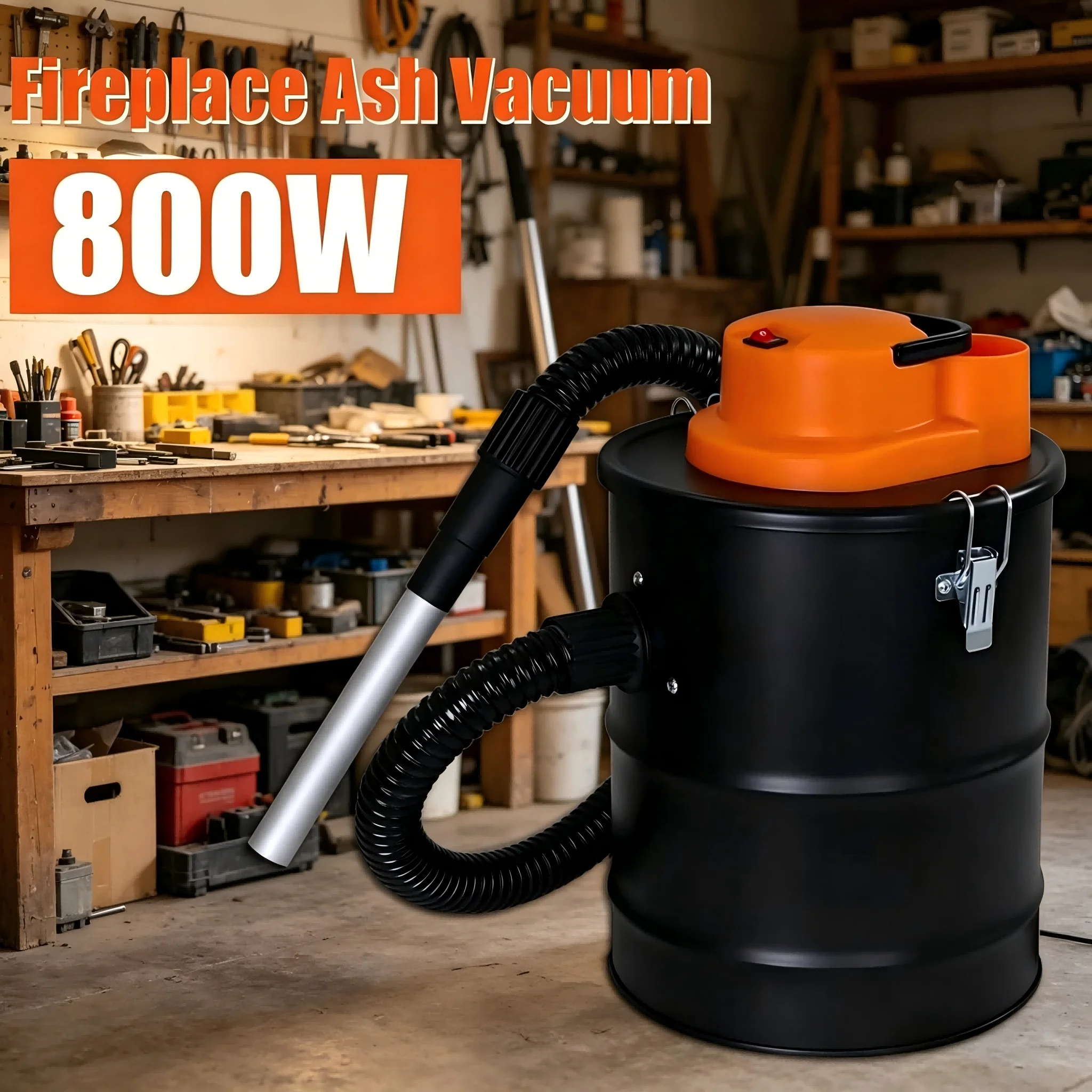 12L 800W Fireplace Ash Vacuum Cleaner 220V Powerful Suction Barrel Ash Vac For Home Apartment Hotel
12L 800W Fireplace Ash Vacuum Cleaner 220V Powerful Suction Barrel Ash Vac For Home Apartment Hotel