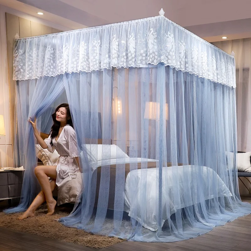 Mosquito net household convenient disassembly and washing bracket fixed floor encryption thickened
Mosquito net household convenient disassembly and washing bracket fixed floor encryption thickened