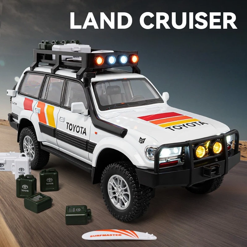 1:24 Land Cruiser LC80 Alloy Model Pull Back Sound and Light Off-Road Toy Ornament Gift Diecast Alloy Car Model Collectible
1:24 Land Cruiser LC80 Alloy Model Pull Back Sound and Light Off-Road Toy Ornament Gift Diecast Alloy Car Model Collectible