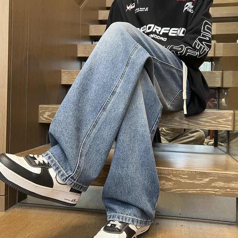 Graduated Wash Men's Jeans Straight Leg Loose Fit Long Pants American Retro High Street Style Spring Autumn Wear Resistant
Graduated Wash Men's Jeans Straight Leg Loose Fit Long Pants American Retro High Street Style Spring Autumn Wear Resistant