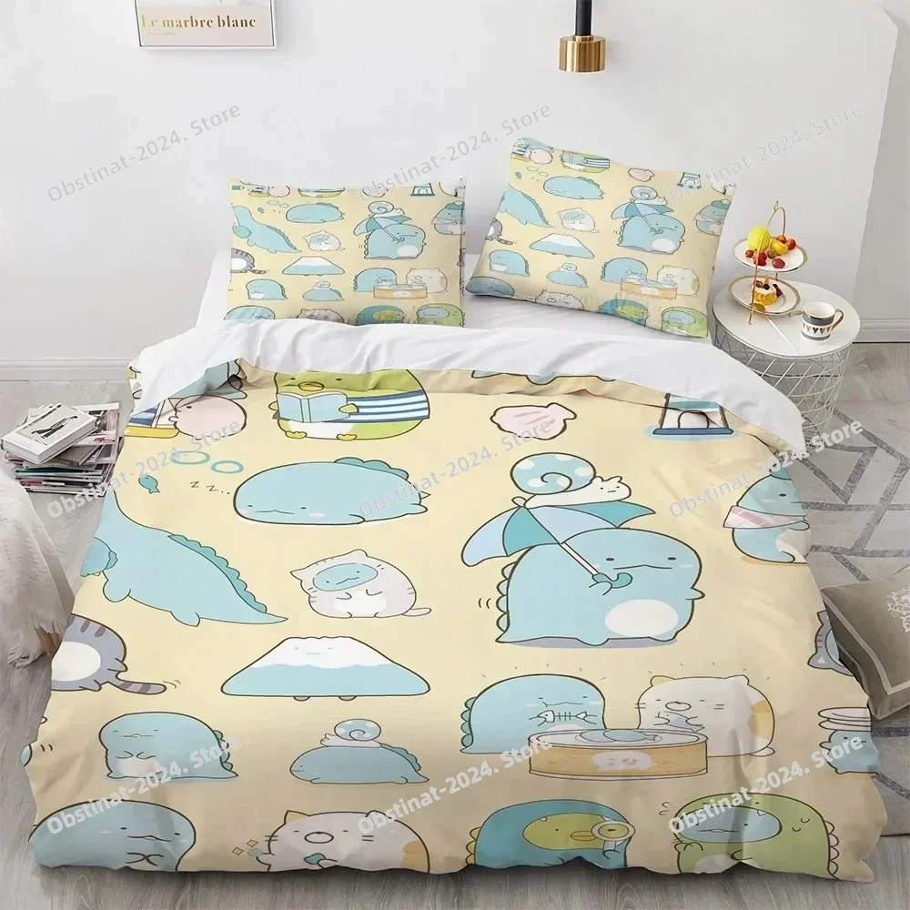 2025 3D Anime Kawaii Cartoon Sumikko Gurashi Bedding Set Boys Girls Twin Queen Size Duvet Cover Will Pillowcase Bed Kids Adult
2025 3D Anime Kawaii Cartoon Sumikko Gurashi Bedding Set Boys Girls Twin Queen Size Duvet Cover Will Pillowcase Bed Kids Adult