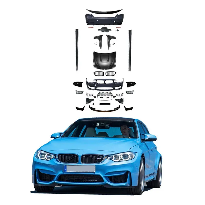 High Quality Wholesale Car Full Sport Body Kit For 3 Series F30 Refitted M3 Style 
High Quality Wholesale Car Full Sport Body Kit For 3 Series F30 Refitted M3 Style