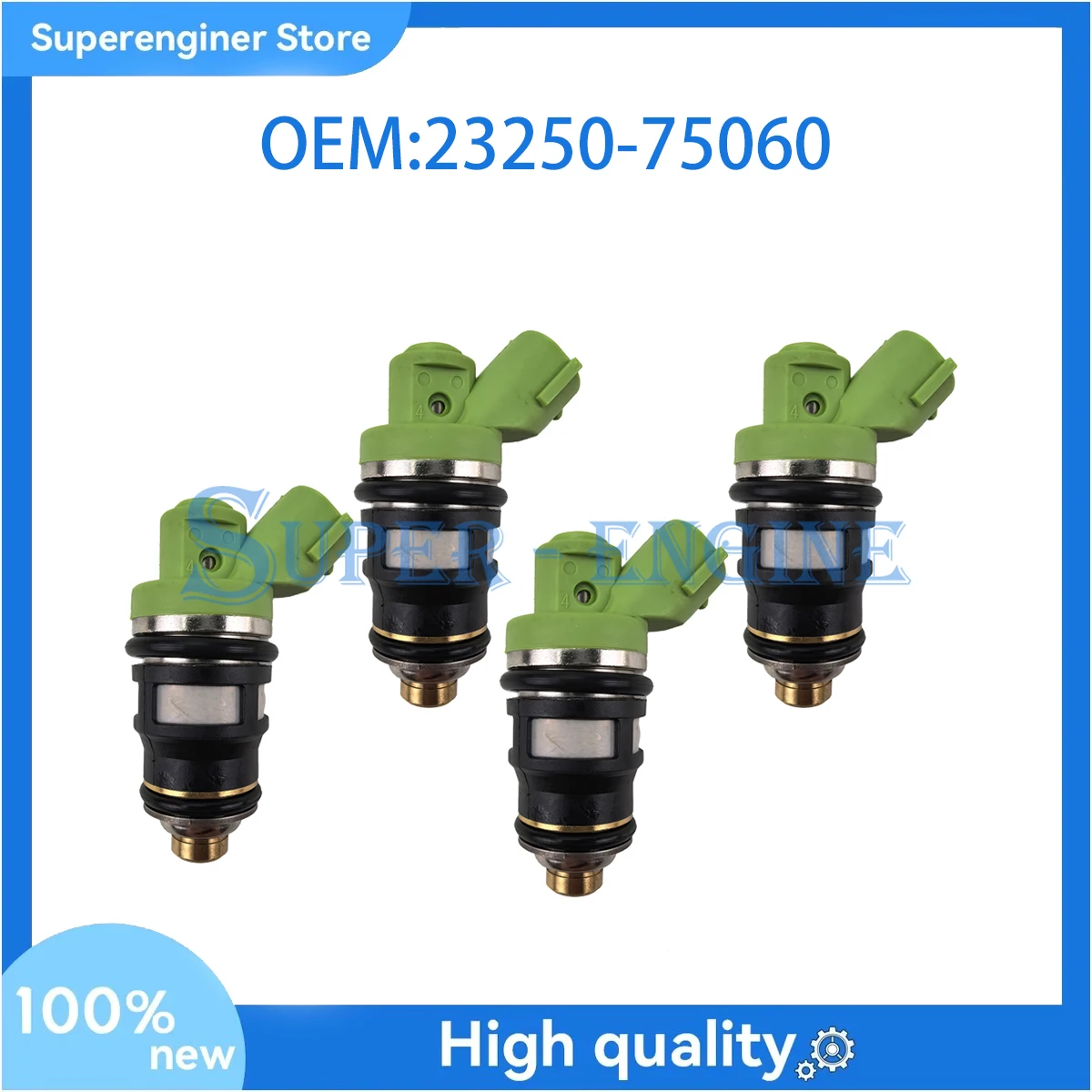 23250-75060 4PCS Fuel Injectors for 1989-1995 Toyota Pickup 4Runner 2.4L 3.0L 2325075060
23250-75060 4PCS Fuel Injectors for 1989-1995 Toyota Pickup 4Runner 2.4L 3.0L 2325075060