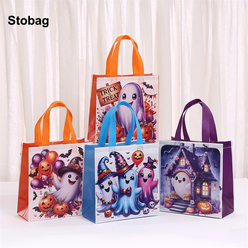 StoBag 8/20pcs Happy Halloween Non-woven Gift Tote Bag Kids Fabric Package Waterproof for Candy Storage Reusable Pouch Party
StoBag 8/20pcs Happy Halloween Non-woven Gift Tote Bag Kids Fabric Package Waterproof for Candy Storage Reusable Pouch Party