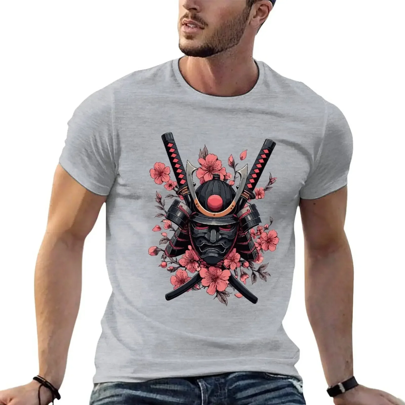 Samurai mask flower T-Shirt graphic tee shirt oversized t shirt aesthetic clothes mens plain t shirts
Samurai mask flower T-Shirt graphic tee shirt oversized t shirt aesthetic clothes mens plain t shirts