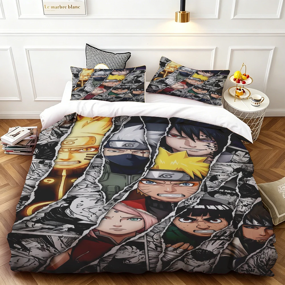 3pcs Anime Duvet Cover Set Naruto Quilt Cover Bedding Set Skin-friendly and Breathable for Bedroom Dormitory
3pcs Anime Duvet Cover Set Naruto Quilt Cover Bedding Set Skin-friendly and Breathable for Bedroom Dormitory