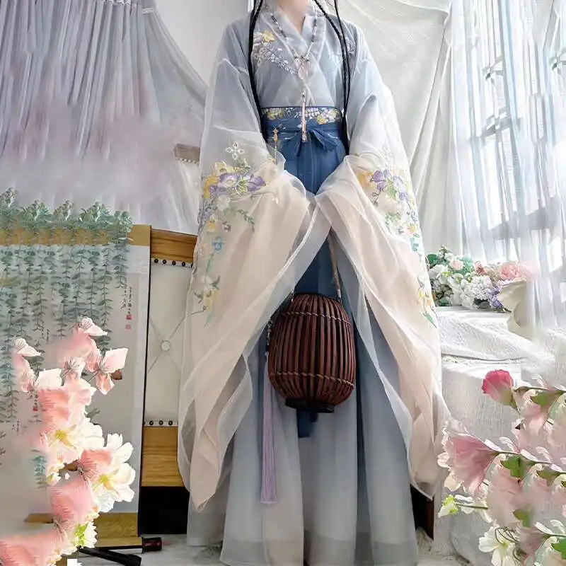 New Fiesta Carnival Halloween Cos Cosplay Hanfu Womens fashion Jin System Big Sleeved Shirt Heavy Industry Embroidery
New Fiesta Carnival Halloween Cos Cosplay Hanfu Womens fashion Jin System Big Sleeved Shirt Heavy Industry Embroidery