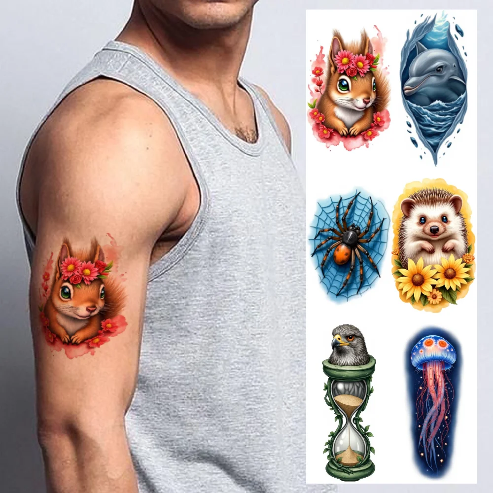 9pcs Temporary Tattoo Realistic Temporary Tattoos Dragon Head Eagle With Hourglass Red Panda For Arms Men Thighs
9pcs Temporary Tattoo Realistic Temporary Tattoos Dragon Head Eagle With Hourglass Red Panda For Arms Men Thighs