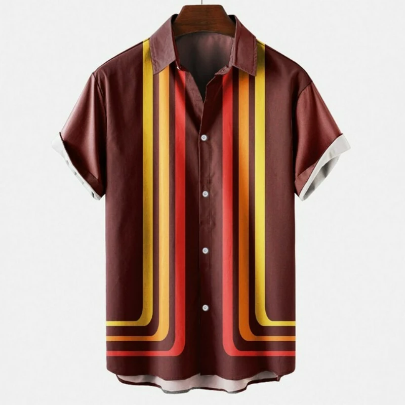 Summer New Large Size Men's Casual Digital Printing Short-sleeved Shirt Hawaiian Men's Shirt Temperament Fashion Individuality
Summer New Large Size Men's Casual Digital Printing Short-sleeved Shirt Hawaiian Men's Shirt Temperament Fashion Individuality