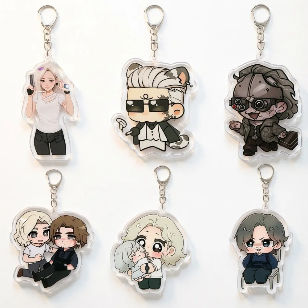 For RE Game Peripheral Billy Chris Jill Leon Rebecca Ada Acrylic KeyChain Custom Cute Backpack Pendant Exquisite Festival Gift
For RE Game Peripheral Billy Chris Jill Leon Rebecca Ada Acrylic KeyChain Custom Cute Backpack Pendant Exquisite Festival Gift