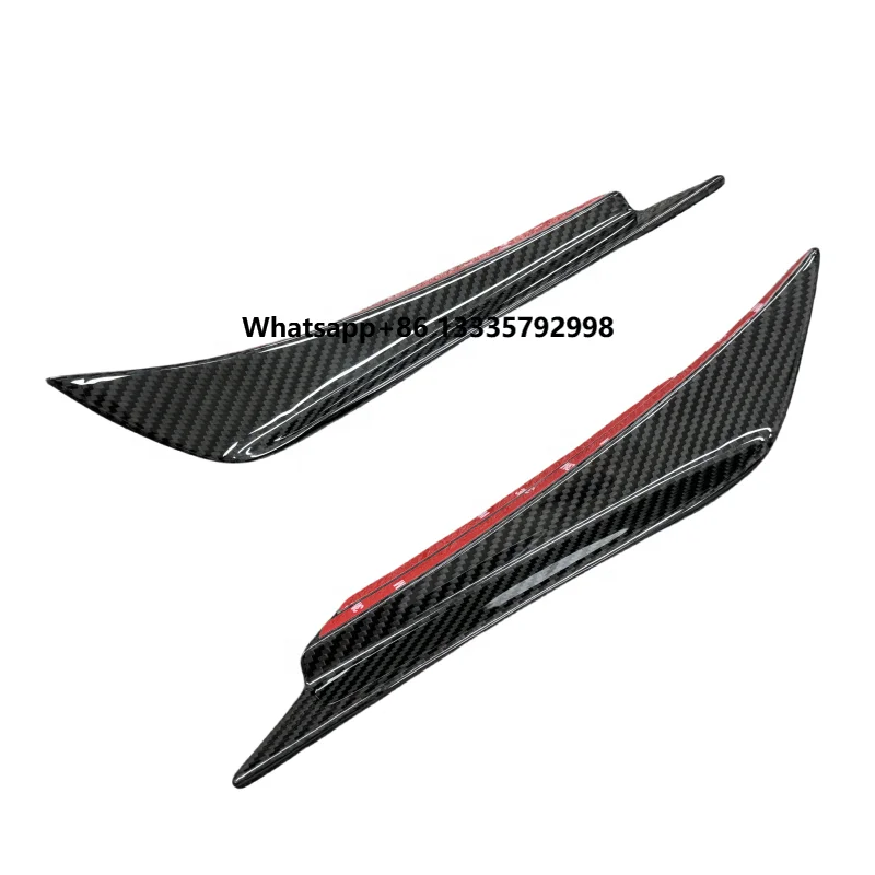For Maserati MC20 Dry Carbon Fiber BodyKit MC20 Upgrade seven design Style Front bumper Canards wing Front bumper wind knife
For Maserati MC20 Dry Carbon Fiber BodyKit MC20 Upgrade seven design Style Front bumper Canards wing Front bumper wind knife