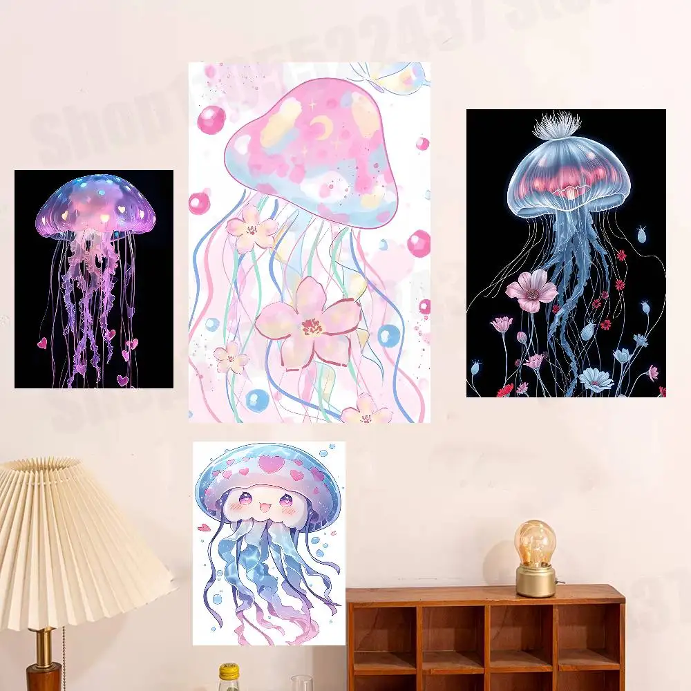 Jellyfish Marine life Cut Vintage Retro Poster Sticker Classic Art Painting for Home Bedroom Cafe Office Wall Decor
Jellyfish Marine life Cut Vintage Retro Poster Sticker Classic Art Painting for Home Bedroom Cafe Office Wall Decor