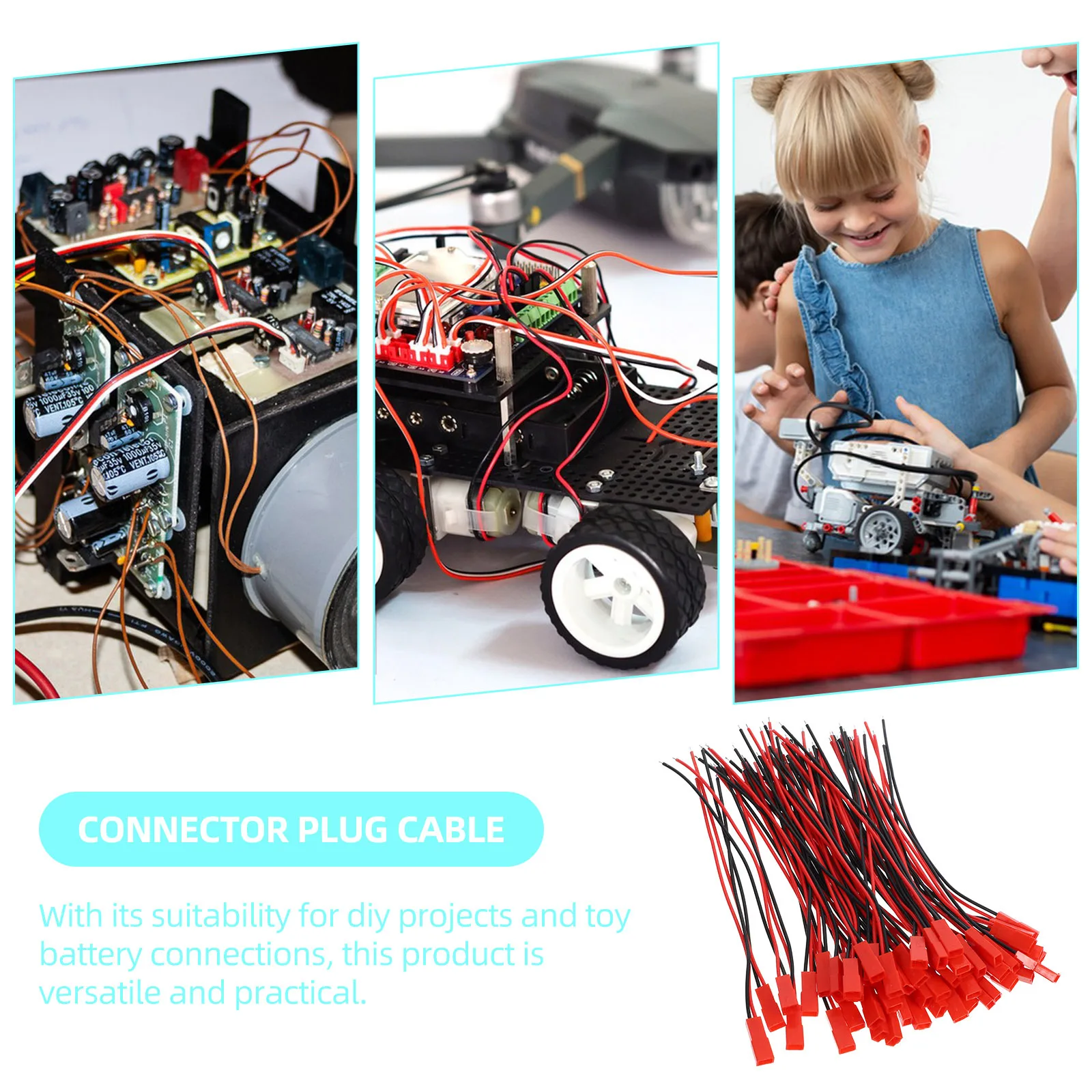 1 set Pvc For Diy Multi- Male Plug Connector Cable Wire Wire Multi-Use Connector Plug Cable
1 set Pvc For Diy Multi- Male Plug Connector Cable Wire Wire Multi-Use Connector Plug Cable