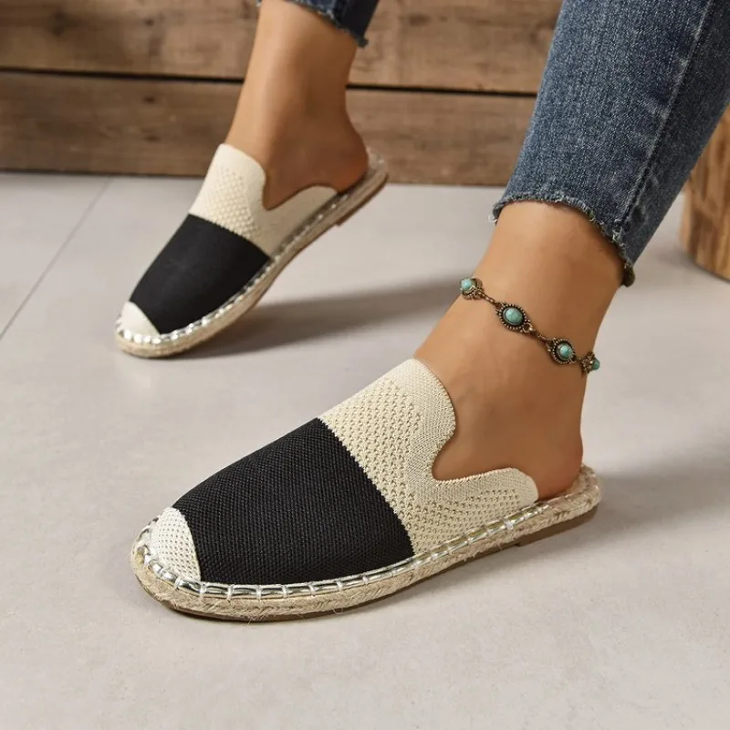 2026 Summer Women Fashion Slippers Trendy Knitted Closed Toe Anti Slip Soft Soled Female Shoes Trend Outdoor Casual Flat Sandals
2026 Summer Women Fashion Slippers Trendy Knitted Closed Toe Anti Slip Soft Soled Female Shoes Trend Outdoor Casual Flat Sandals