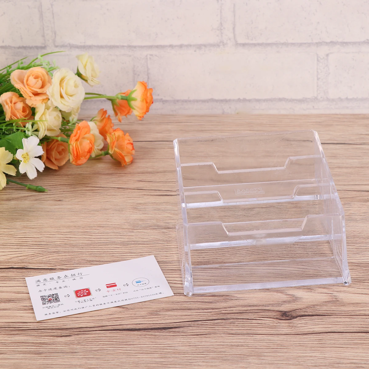 Three-frame Business Card Box Cards Organizer Office Desk Accessories Supplies Organization Stationery Table
Three-frame Business Card Box Cards Organizer Office Desk Accessories Supplies Organization Stationery Table