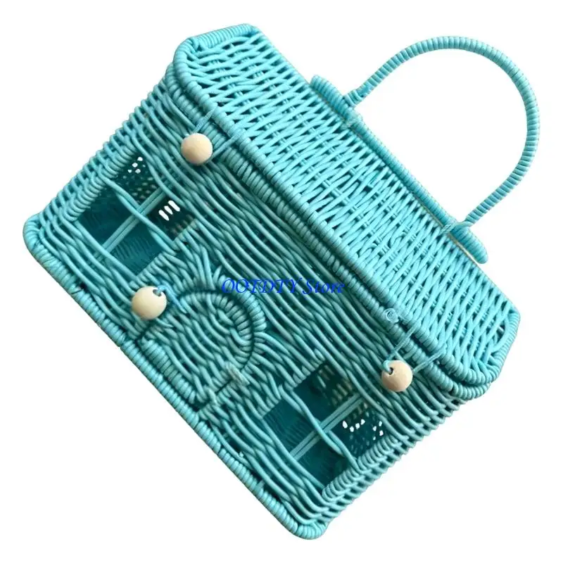 367A Bohemians Basket Handmade Storage Bin With Handle For Shopping Trip
367A Bohemians Basket Handmade Storage Bin With Handle For Shopping Trip
