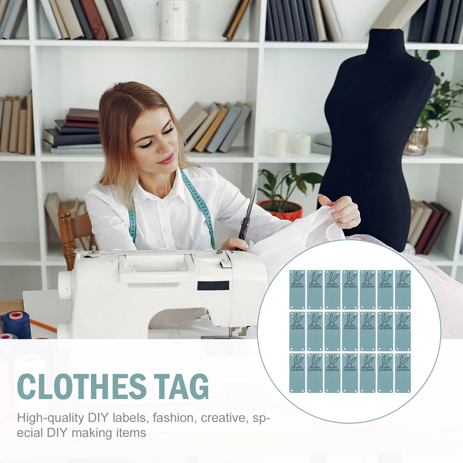 100Pcs DIY Clothing Labels Embossed Suede Tags for Garment Apparel Sewing Projects Handmade Bag Ornament
100Pcs DIY Clothing Labels Embossed Suede Tags for Garment Apparel Sewing Projects Handmade Bag Ornament