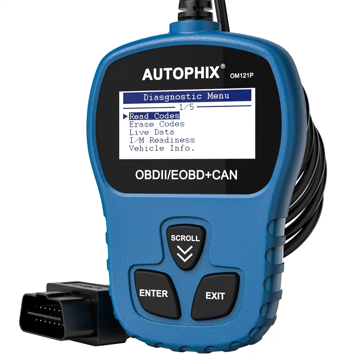OM121P Универсальный считыватель кодов OBD Сканер OBD2 Система проверки двигателя для OBD2 EOBD CAN Автомобили Turn off MIL Check Engine Light Read an
OM121P Универсальный считыватель кодов OBD Сканер OBD2 Система проверки двигателя для OBD2 EOBD CAN Автомобили Turn off MIL Check Engine Light Read an