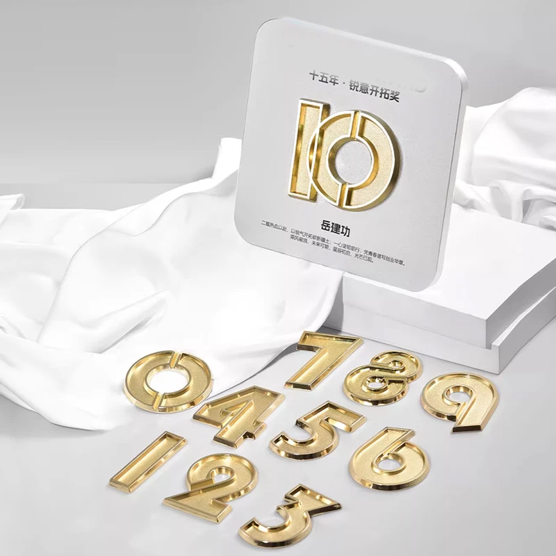 Customized Digital Year Anniversary Metal Trophy, Company Annual Meeting Award, Anniversary Commemorations, Home Decoration, 1Pc
Customized Digital Year Anniversary Metal Trophy, Company Annual Meeting Award, Anniversary Commemorations, Home Decoration, 1Pc