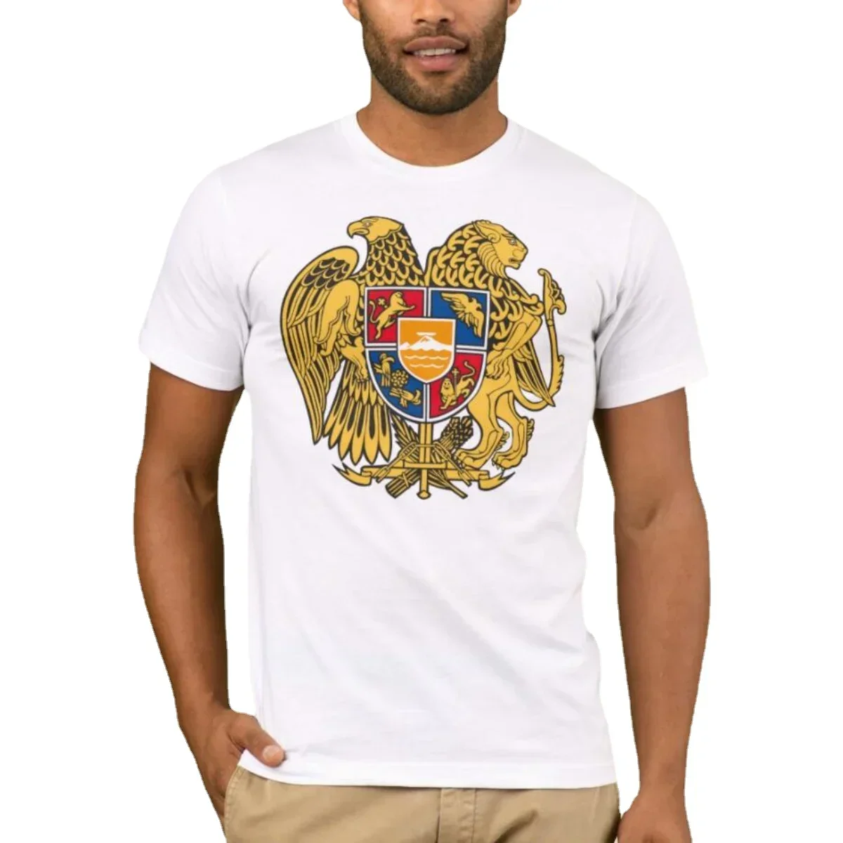 Coat of Arms Republic Armenia Armenia Men T-Shirt Short Sleeve Casual Cotton O-Neck Harajuku Shirts 
Coat of Arms Republic Armenia Armenia Men T-Shirt Short Sleeve Casual Cotton O-Neck Harajuku Shirts