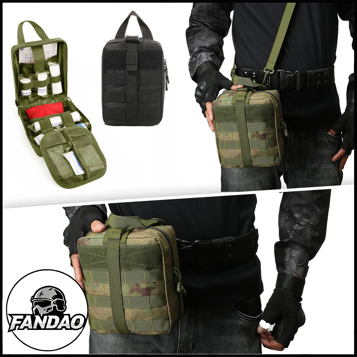 Tactical First Aid Kit Bag Molle Ifak Pouch Large Capacity Emt Medical Pouch Outdoor Hunting Camping Adventure Rescue Waist Bag
Tactical First Aid Kit Bag Molle Ifak Pouch Large Capacity Emt Medical Pouch Outdoor Hunting Camping Adventure Rescue Waist Bag