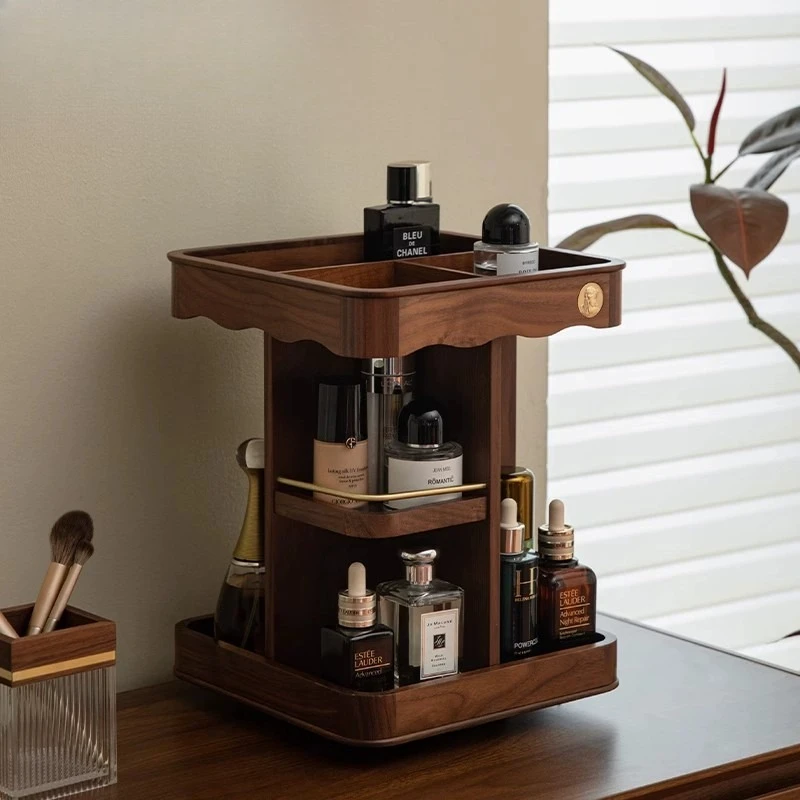 Solid wood rotating cosmetics storage box desktop jewelry box gift perfume skin care product rack
Solid wood rotating cosmetics storage box desktop jewelry box gift perfume skin care product rack