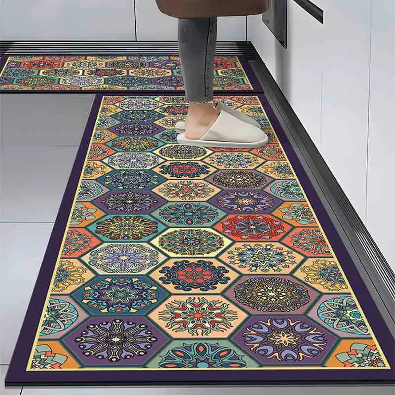 RAKKS Retro American style kitchen specific soft Diatom mud floor mat with long,non washable, waterproof, and oil proof foot pad
RAKKS Retro American style kitchen specific soft Diatom mud floor mat with long,non washable, waterproof, and oil proof foot pad