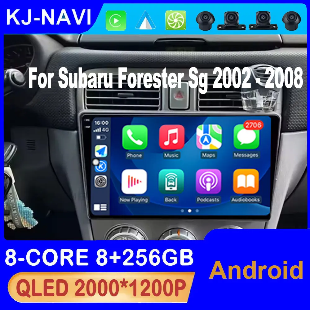 GPS-навигация Android Auto для Subaru Forester Sg 2002-2008 4G LTE WIFI Carplay Автомобильное радио Видео Мультимедийное радио DSP Инструменты
GPS-навигация Android Auto для Subaru Forester Sg 2002-2008 4G LTE WIFI Carplay Автомобильное радио Видео Мультимедийное радио DSP Инструменты