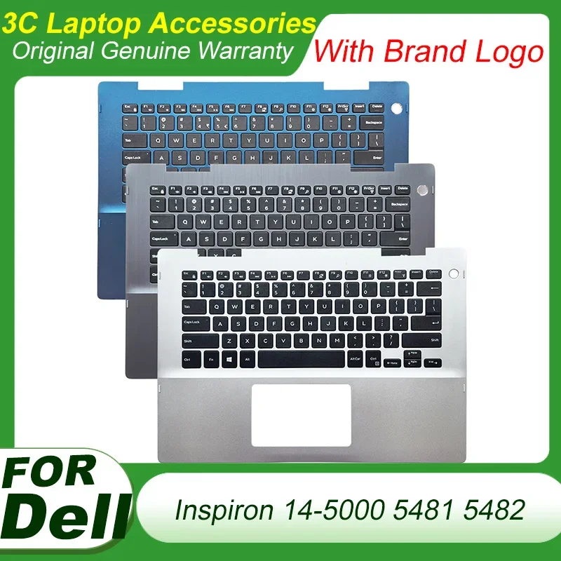 New US Keyboard for DELL Inspiron 14 5481 5482 Laptop Palmrest Cover Upper Top Keyboard Housing Case Replacement 041KVJ
New US Keyboard for DELL Inspiron 14 5481 5482 Laptop Palmrest Cover Upper Top Keyboard Housing Case Replacement 041KVJ