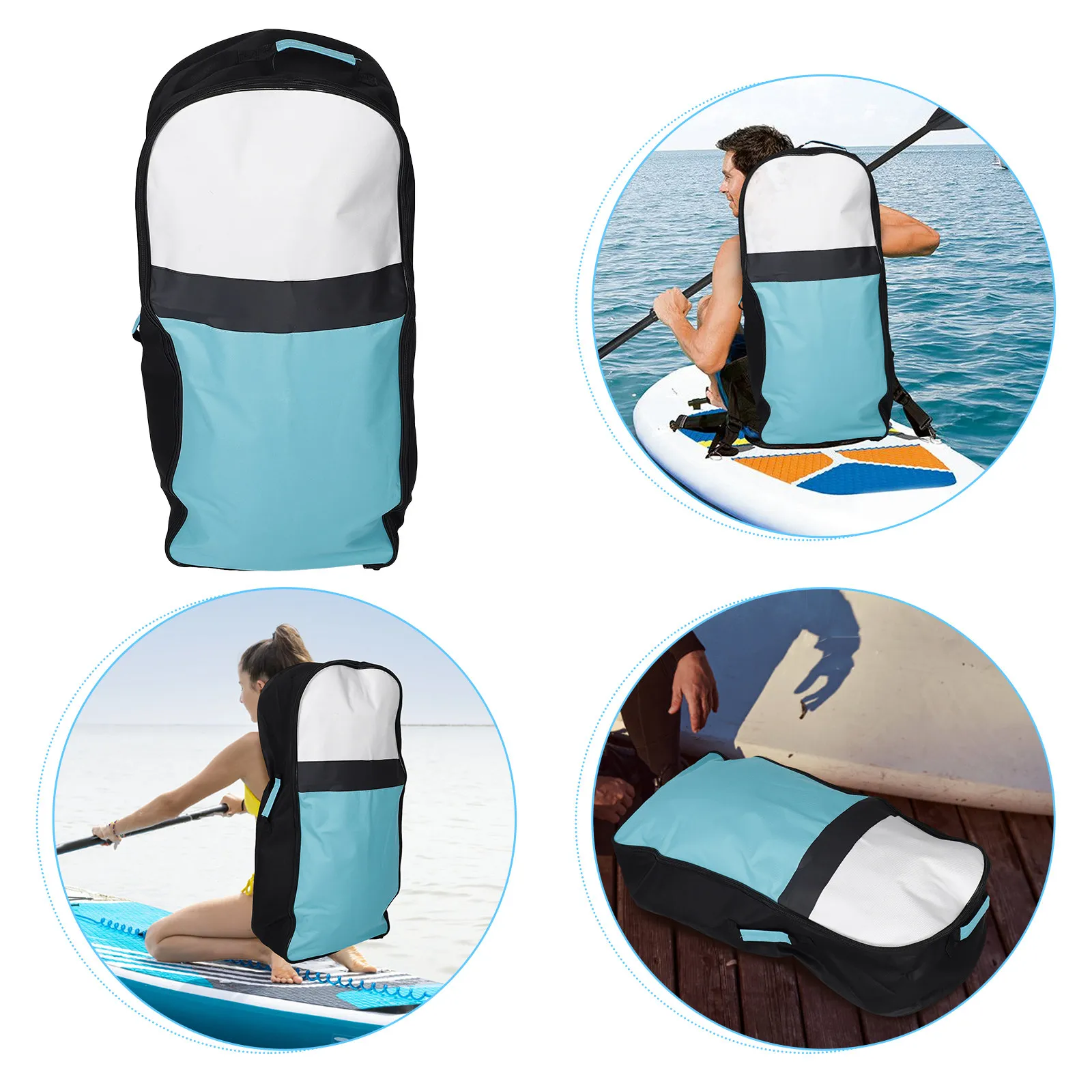 Inflatable Paddleboard Backpack Multifunctional Surf Board Carrier Waterproof Oxford Cloth Ergonomic Design for Adults
Inflatable Paddleboard Backpack Multifunctional Surf Board Carrier Waterproof Oxford Cloth Ergonomic Design for Adults