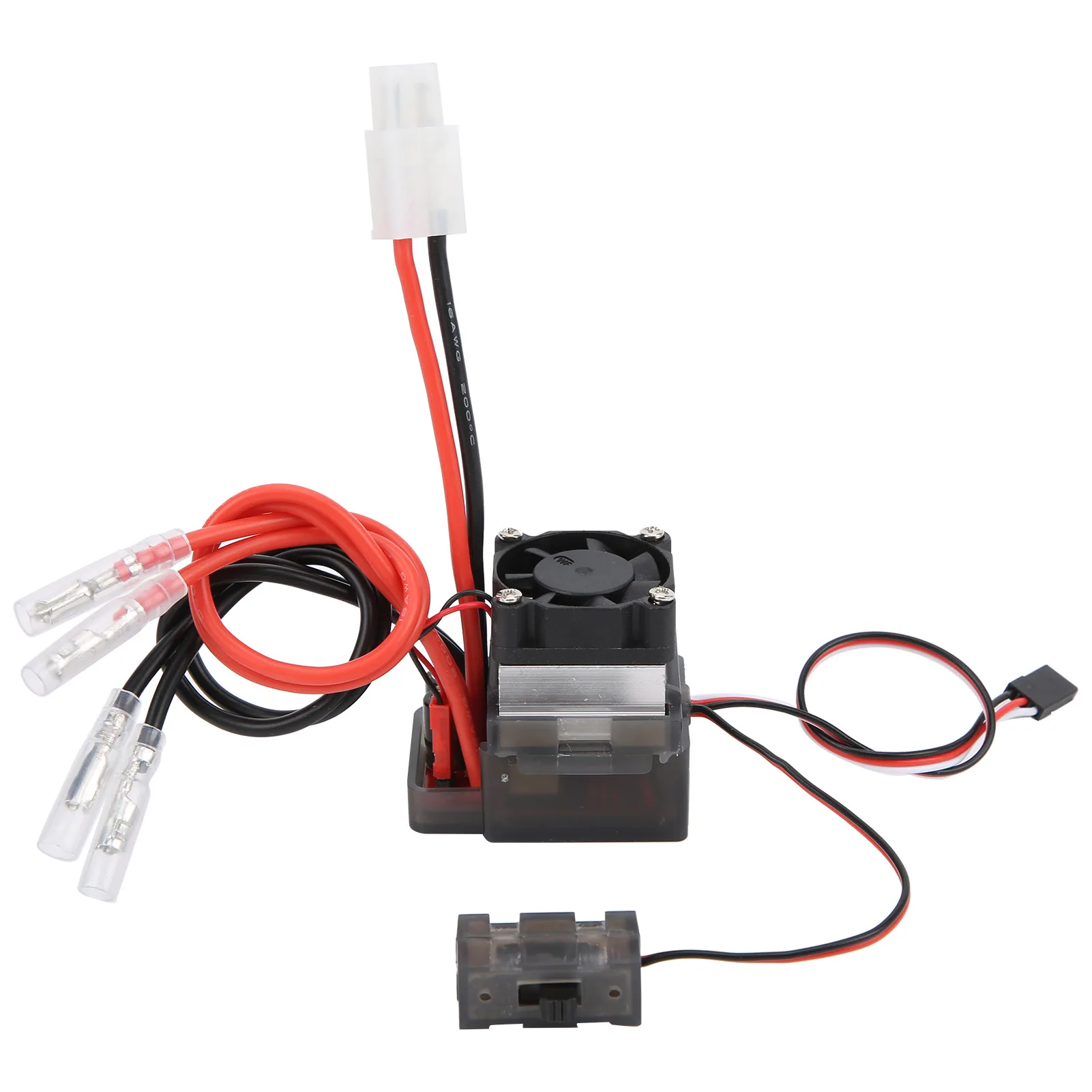 7.2‑16V 320A RC Two‑Way Brushed ESC High Voltage Two‑Way Brush ESC for RC Vehicle Ship Model RC Accessory
7.2‑16V 320A RC Two‑Way Brushed ESC High Voltage Two‑Way Brush ESC for RC Vehicle Ship Model RC Accessory