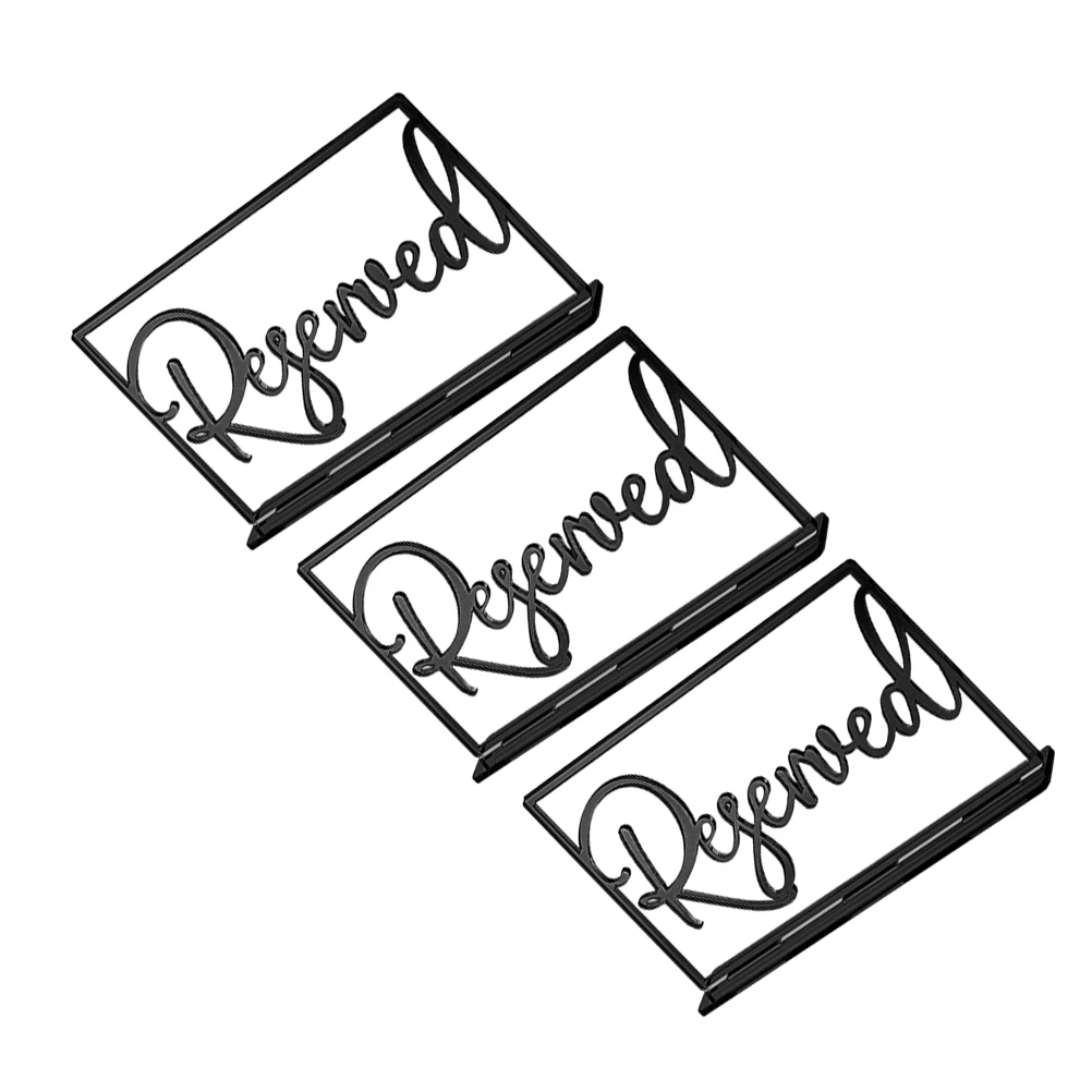 3pcs Table Sign Reserved Seating Signs for Wedding Ceremony Business Office Restaurant Decoratable Custom Printing Elegant
3pcs Table Sign Reserved Seating Signs for Wedding Ceremony Business Office Restaurant Decoratable Custom Printing Elegant