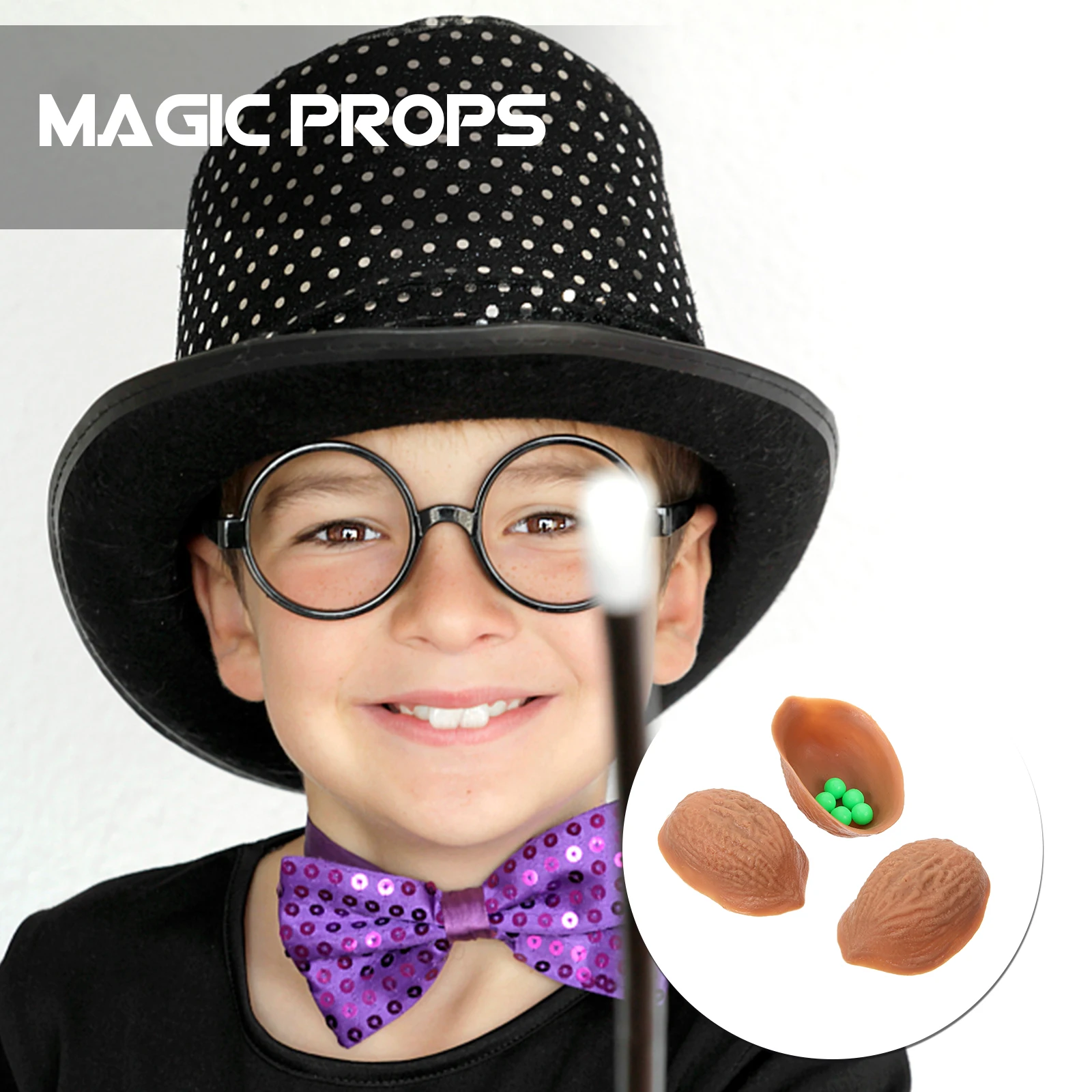 3 Shell 5 Balls Walnut Shell Trick Game Funny Home Intelligence Development Wizard Trick Wizard
3 Shell 5 Balls Walnut Shell Trick Game Funny Home Intelligence Development Wizard Trick Wizard