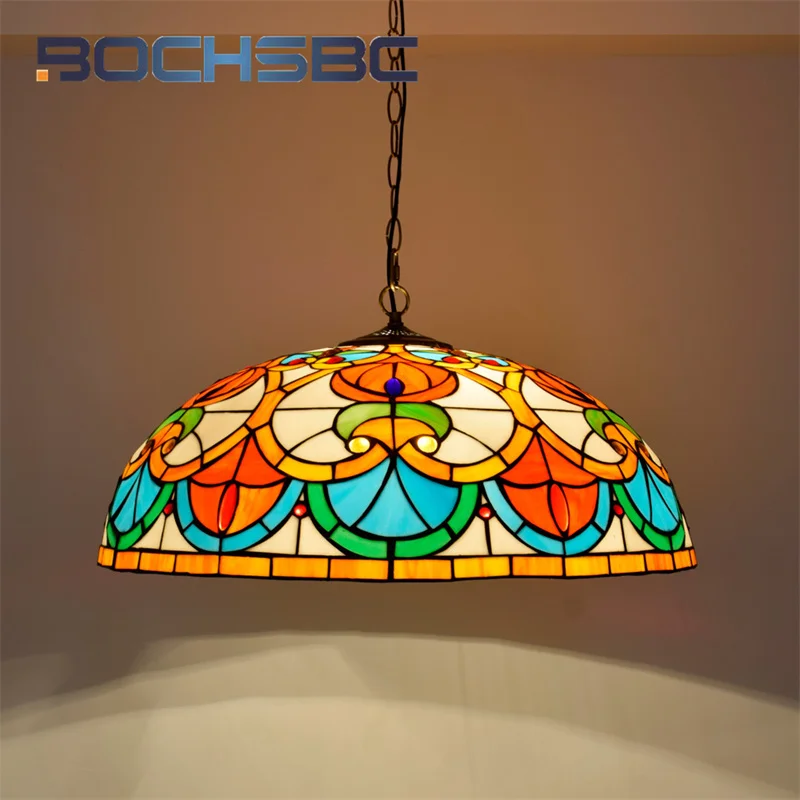 BOCHSBC Tiffany glass 24-inch chandelier Vintage style Art Deco bar Living Room Dining Room Bedroom upside down pendant light
BOCHSBC Tiffany glass 24-inch chandelier Vintage style Art Deco bar Living Room Dining Room Bedroom upside down pendant light