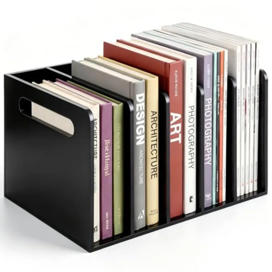 1 Pack Acrylic Magazine File Holder 5 Vertical Compartments Desk Sorter Organizer Magazines Documents Books Accessories Black F
1 Pack Acrylic Magazine File Holder 5 Vertical Compartments Desk Sorter Organizer Magazines Documents Books Accessories Black F