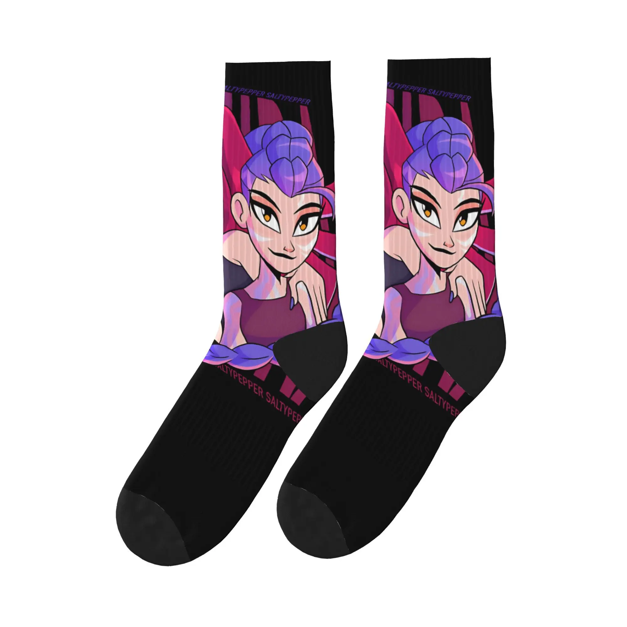 Rumi and Mira KPop Demon Hunters Socks Design Stockings Non Slip Men's Socks Quality Winter Novelty Running Sports Socks
Rumi and Mira KPop Demon Hunters Socks Design Stockings Non Slip Men's Socks Quality Winter Novelty Running Sports Socks