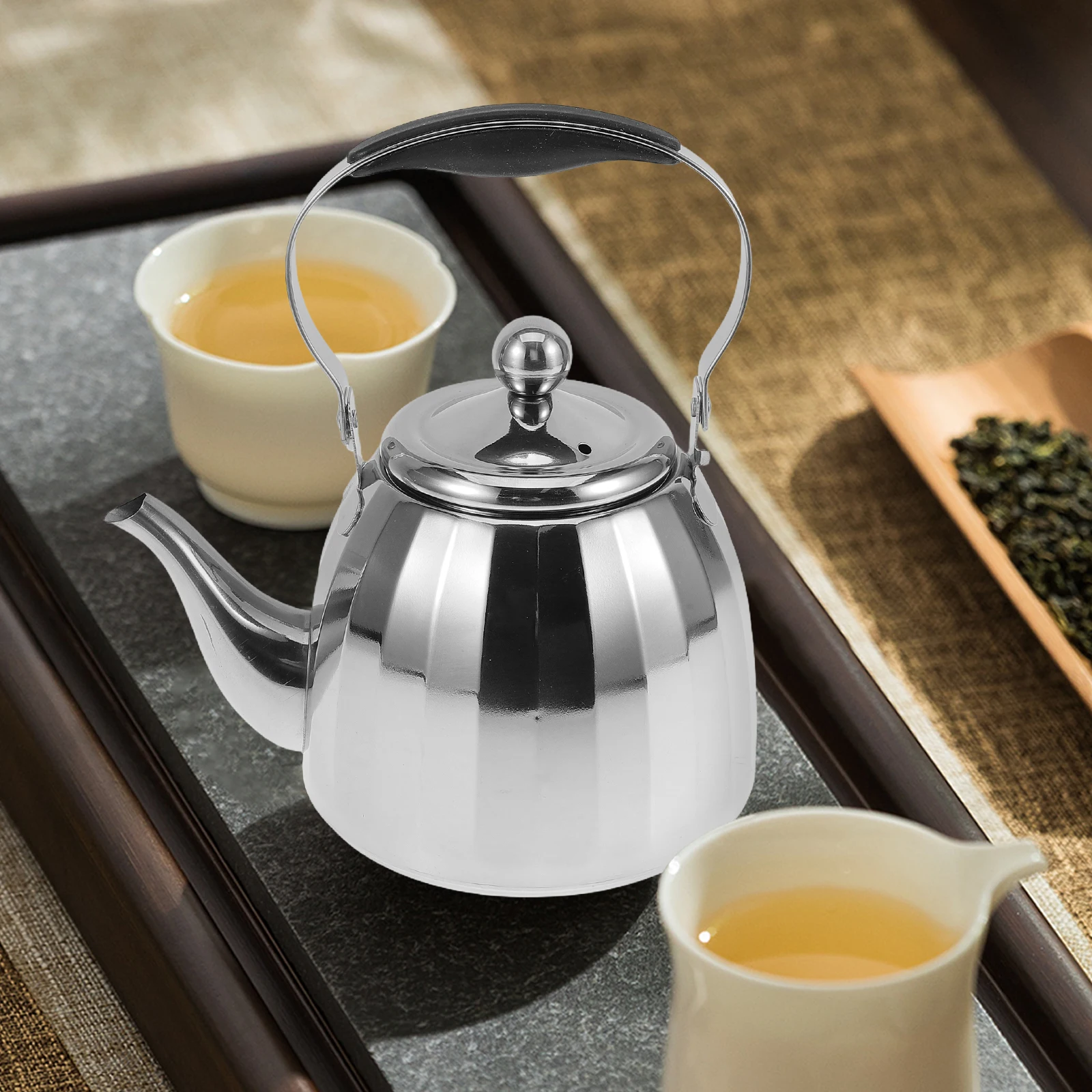 Stainless Steel Teapot Kettle for Camping Strainer Infuser Boiling Water Outdoor Restaurant Decor Household Supply
Stainless Steel Teapot Kettle for Camping Strainer Infuser Boiling Water Outdoor Restaurant Decor Household Supply