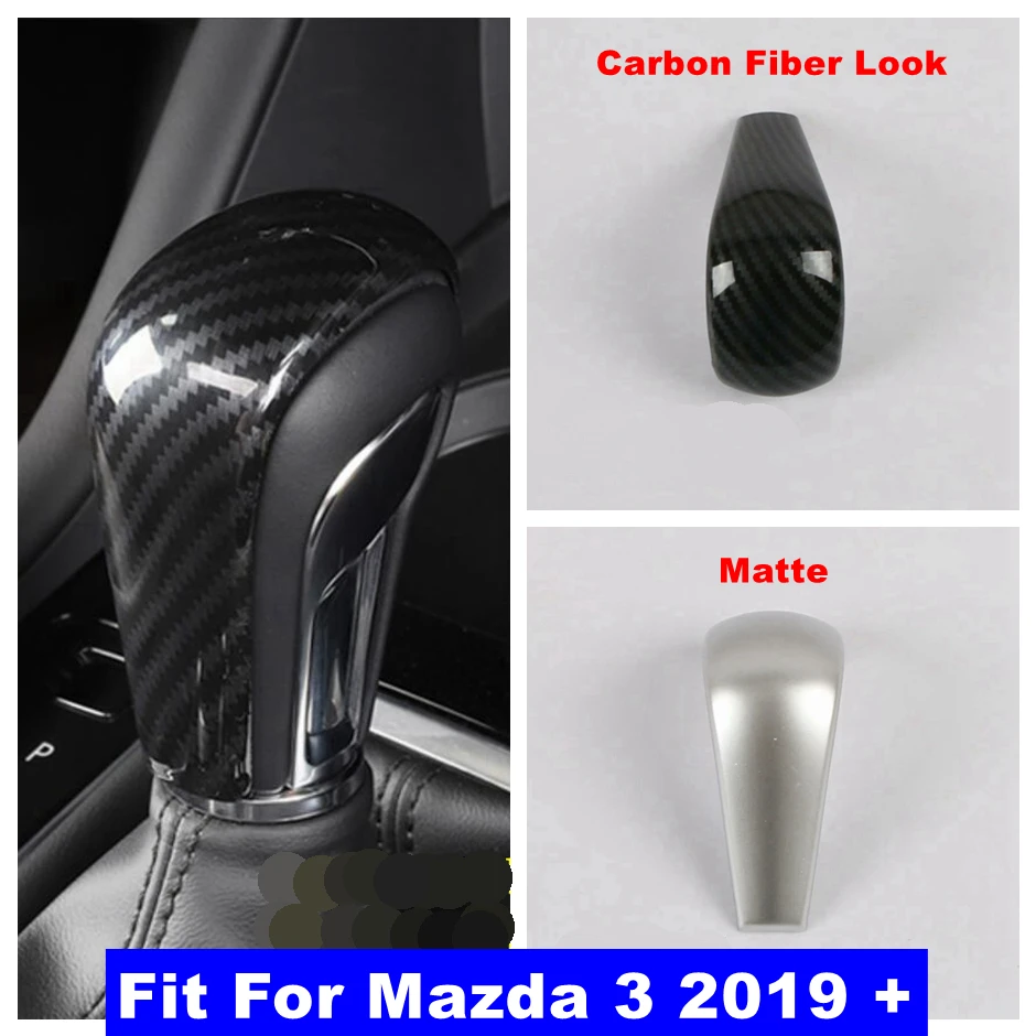 For Mazda 3 2019 - 2023 Auto Transmission Gear Shift Shifter Knob Gear Head Handle Cover Trim Matte / Carbon Fiber Accessories
For Mazda 3 2019 - 2023 Auto Transmission Gear Shift Shifter Knob Gear Head Handle Cover Trim Matte / Carbon Fiber Accessories