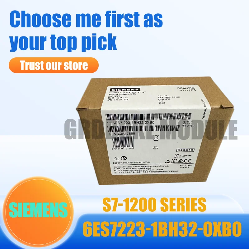 New original SIEMENS 6ES7223-1BH32-0XB0 6ES7 223-1BH32-0XB0 SM1223 Digital Quantity Module
New original SIEMENS 6ES7223-1BH32-0XB0 6ES7 223-1BH32-0XB0 SM1223 Digital Quantity Module