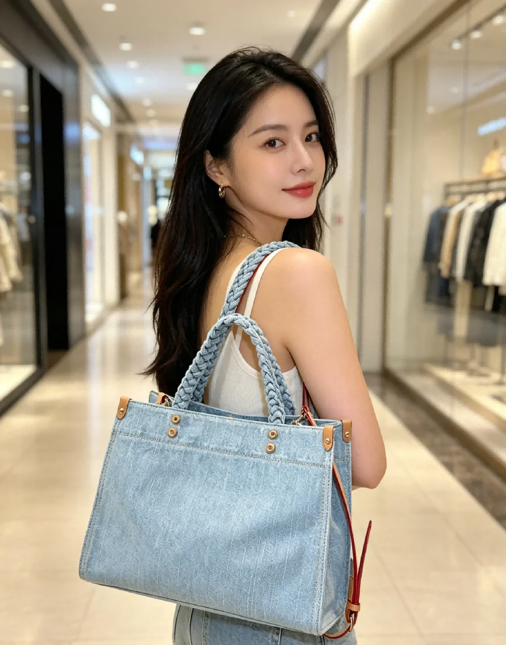 Leisure Large Capacity Denim Crossbody Bag Handbag Commute Canvas Tote Bag Simple Small Square Bag Cloth Shoulder Bag
Leisure Large Capacity Denim Crossbody Bag Handbag Commute Canvas Tote Bag Simple Small Square Bag Cloth Shoulder Bag