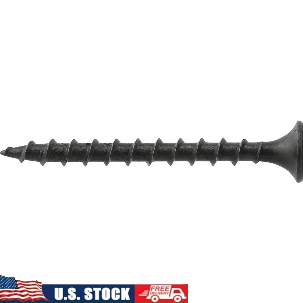 Coarse Thread Drywall Screw Assortment 420 Pieces Sharp Tip Steel Durable Black Phosphate Coated Ideal Wood Metal
Coarse Thread Drywall Screw Assortment 420 Pieces Sharp Tip Steel Durable Black Phosphate Coated Ideal Wood Metal