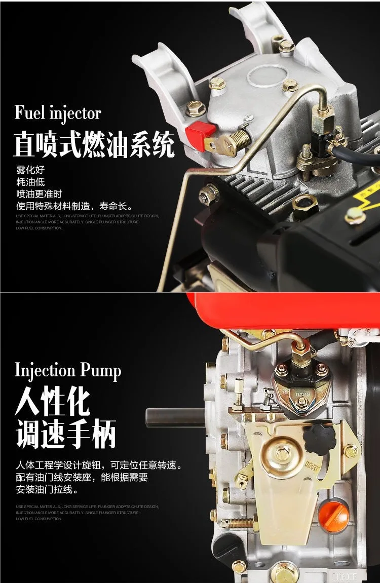 Одноцилиндровый дизельный двигатель с воздушным охлаждением, насос Changchai, микрокультиватор, 12/8 лошадиных сил, морской 195173
Одноцилиндровый дизельный двигатель с воздушным охлаждением, насос Changchai, микрокультиватор, 12/8 лошадиных сил, морской 195173