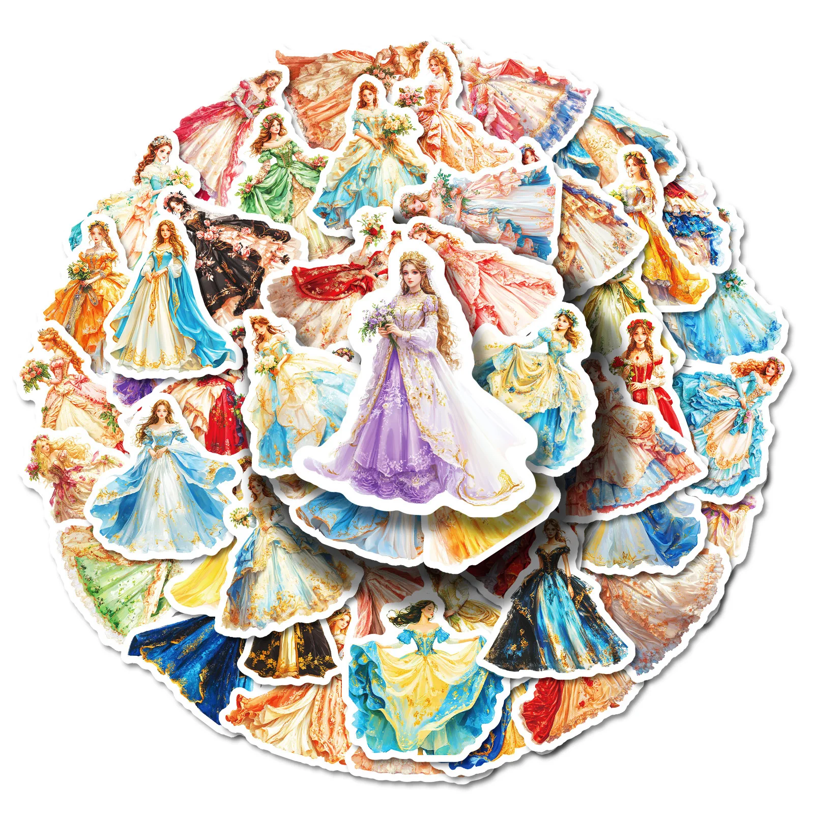 10/50PCS Retro Style Girl Decoration Stickers Beautiful Princess Dress Cartoon Decals Girl Gift Laptop Guitar Bike Sticker Toy
10/50PCS Retro Style Girl Decoration Stickers Beautiful Princess Dress Cartoon Decals Girl Gift Laptop Guitar Bike Sticker Toy