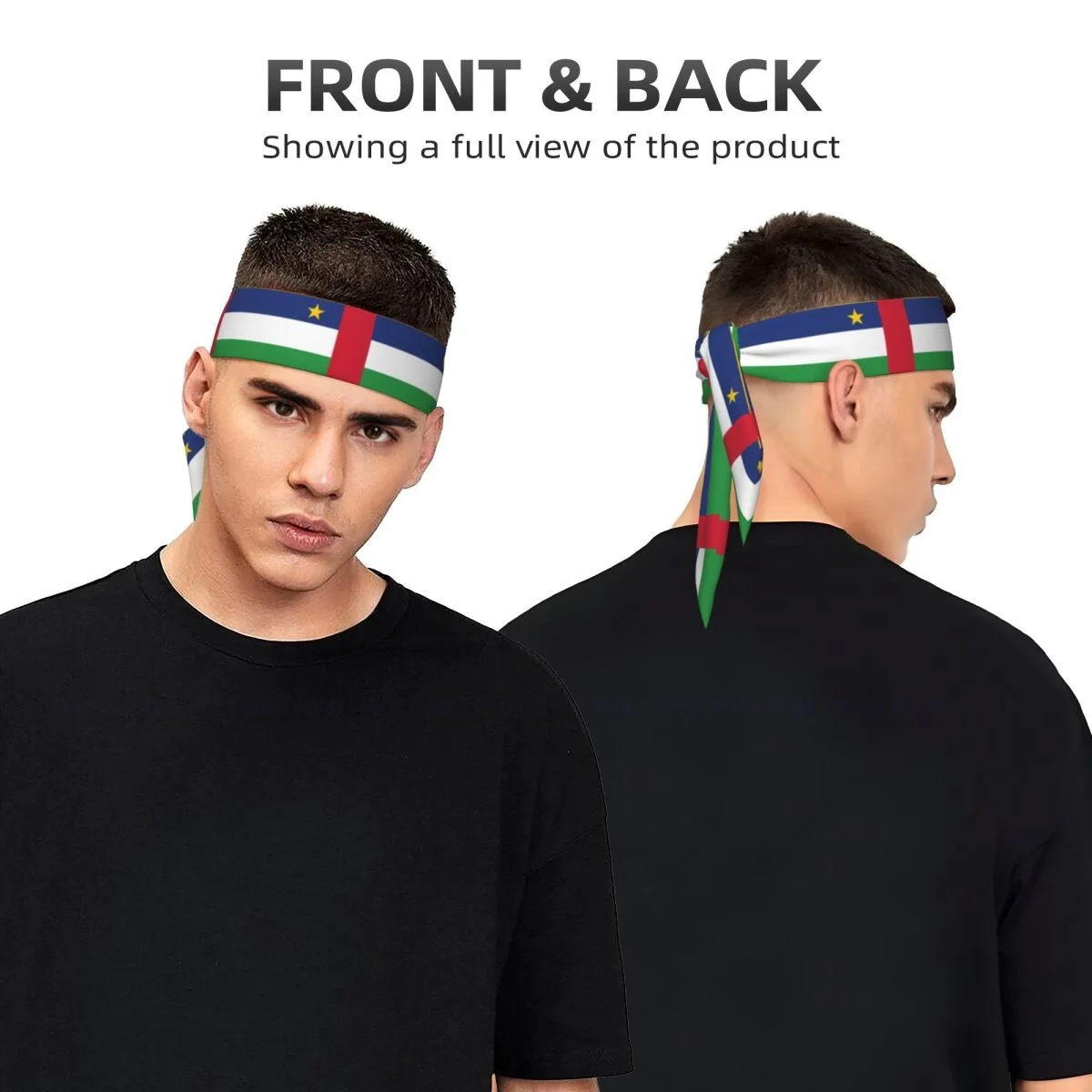 Tie Headbands Central African Flag Sports Head Band Athletic Sweatband Bandana Sweat Wicking
Tie Headbands Central African Flag Sports Head Band Athletic Sweatband Bandana Sweat Wicking