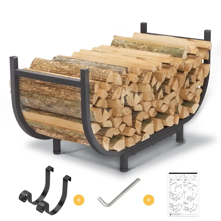 Стойка для дров для улицы и дома, черная, 30 дюймов, нержавеющая, органайзер для хранения дров, металлическая подставка для дров с выдвижными кронштейнами
Стойка для дров для улицы и дома, черная, 30 дюймов, нержавеющая, органайзер для хранения дров, металлическая подставка для дров с выдвижными кронштейнами