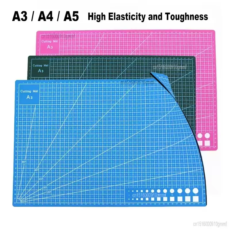 The multi-functional PVC cutting mat is suitable for DIY crafts, artistic carving, board and paper carving, and other fields. It features high elasticity, toughness, and durability
The multi-functional PVC cutting mat is suitable for DIY crafts, artistic carving, board and paper carving, and other fields. It features high elasticity, toughness, and durability
