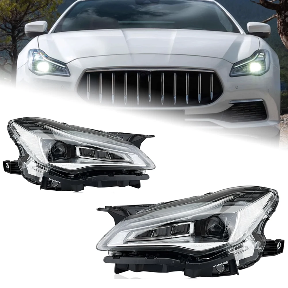 AKD автомобильные фары для Maserati Quattroporte светодиодные фары 2013-2017 Quattroporte DRL фары автоаксессуары
AKD автомобильные фары для Maserati Quattroporte светодиодные фары 2013-2017 Quattroporte DRL фары автоаксессуары