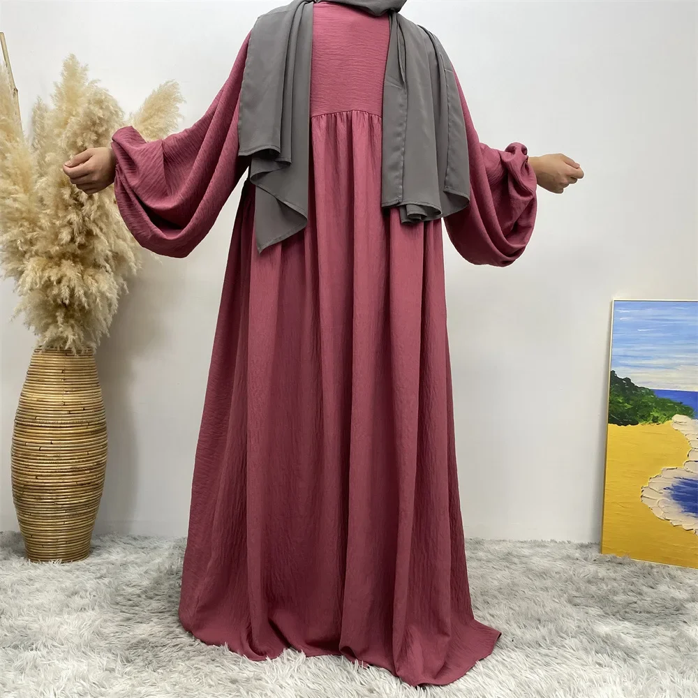 UNI New Fashion Elegant Open Abaya Muslim Women Clothing Long Skirt Loose Cardigan Dubai Turkey Stretch Cuff Dress Islamic
UNI New Fashion Elegant Open Abaya Muslim Women Clothing Long Skirt Loose Cardigan Dubai Turkey Stretch Cuff Dress Islamic